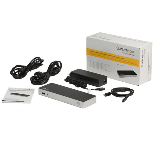 StarTech.com DK30CHDDPPD - DUAL MONITOR USB C DOCK - 60W PD - SD