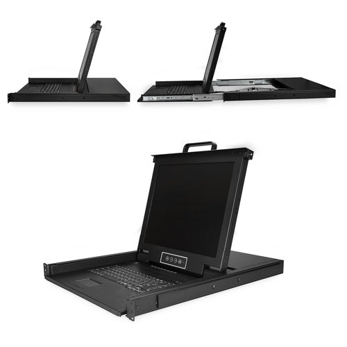 StarTech.com RKCONS1708K - Rack KVM Console - 8 Port VGA - 17 LCD