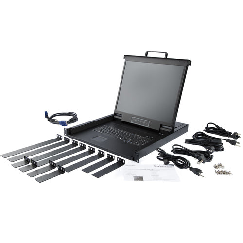 StarTech.com RKCONS1901 - KVM Console Server Rack 19in Single Port