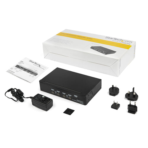StarTech.com SV431DPUA2 - KVM Switch DisplayPort 4K 60Hz