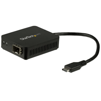 StarTech.com US1GC30SFP - Fiber Optic Converter - USB C Open SFP