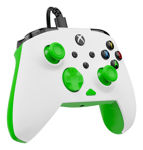 TBC-2002-55 - TURTLE BEACH REMATCH CORE WIRED CONTROLLER - WHITE/GREEN XBX