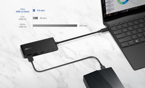 90XB094N-BDS000 - ASUS ASUS DC201 DUAL 4K USB-C DOCK/WW//