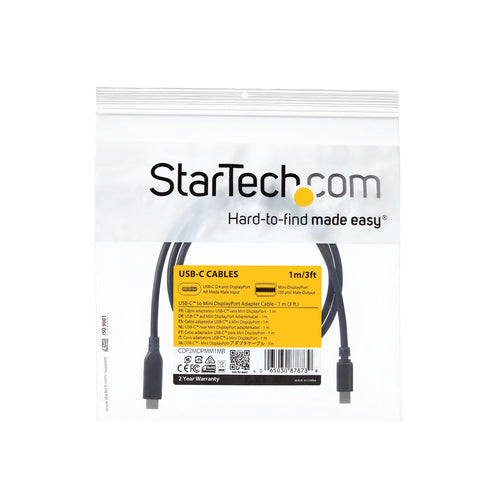 StarTech.com CDP2MDPMM1MB - Cable USB C to Mini DisplayPort 1m / 3ft