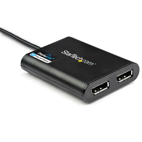 StarTech.com USB32DP24K60 - Adapter USB to Dual DisplayPort 4K 60Hz
