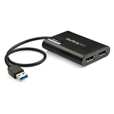 StarTech.com USB32DP24K60 - Adapter USB to Dual DisplayPort 4K 60Hz