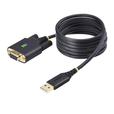 STARTECH.COM 6.6FT/2M USB TO NULL MODEM SERIAL ADAPTER CABLE, FTDI, RS232, 2 YR