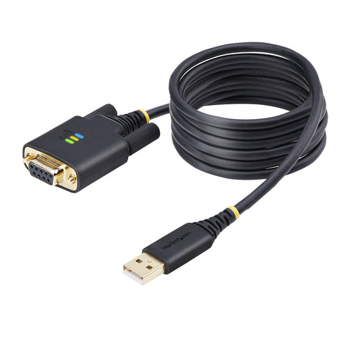 STARTECH.COM 6.6FT/2M USB TO NULL MODEM SERIAL ADAPTER CABLE, FTDI, RS232, 2 YR
