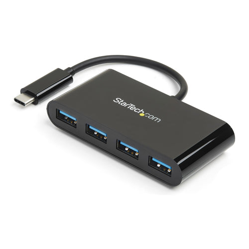 StarTech.com HB30C4AB - 4 Port USB 3.0 Hub - USB-C to 4x USB-A