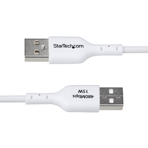 StarTech.com USB2AC1MNCWHE - 1m USB-A to USB-C Charging Cable White