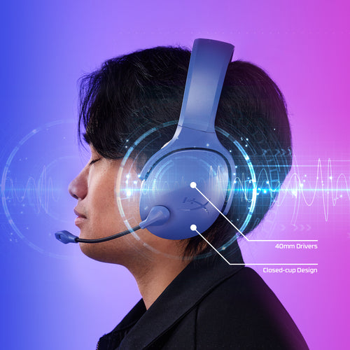 HP AM7A0AA - HYPERX CLOUD JET - WIRELESS GAMING HEADSET (BLUE)