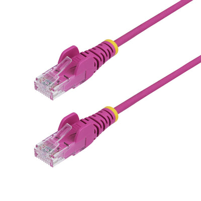 N6PAT15MPKS - STARTECH.COM 15M PINK SLIM CAT6 ETHERNET CABLE, SNAGLESS, 28AWG, LSZH, LTW