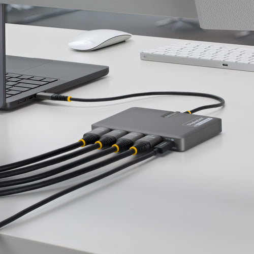 QUAD-USB-HDMI-ADAPT - STARTECH.COM USB-C QUAD-MONITOR WORKSTATION ADAPTER 4K 60HZ HDMI, 3 YR