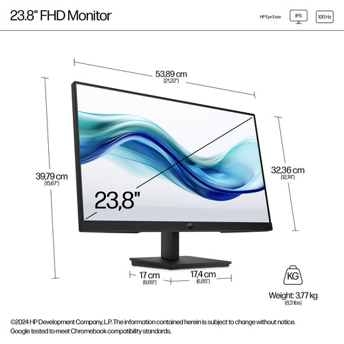 HP Series 3 Pro 324pf 23.8 inch FHD Monitor -  WHILE STOCK LASTS