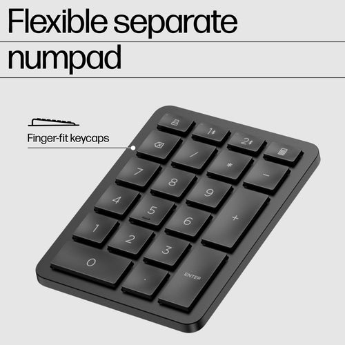 7E756AA - HP 965 BLK WL ERGO KBD