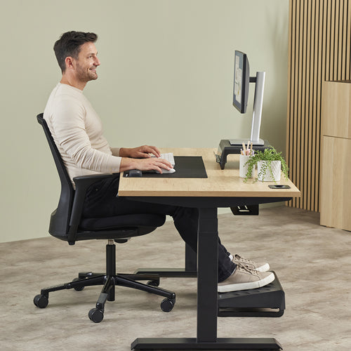100142565 - Fellowes Breyta Palm Wrist Rest Black