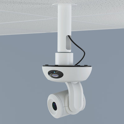 535-2000-300W - Vaddio Drop Pipe Camera Adapter, White