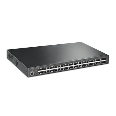 TP-Link TL-SG3452XP - TP LINK JetStream 48-Port Gigabit and 4-Port 10GE SFP+ L2+ Managed Switch with 48-Port PoE+