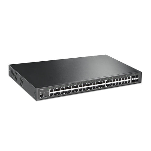 TP-Link TL-SG3452XP - TP LINK JetStream 48-Port Gigabit and 4-Port 10GE SFP+ L2+ Managed Switch with 48-Port PoE+