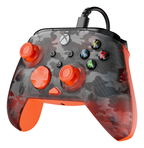 TBC-2001-95 - TURTLE BEACH REMATCH CORE WIRED CONTROLLER - CAMO/ORANGE XBX