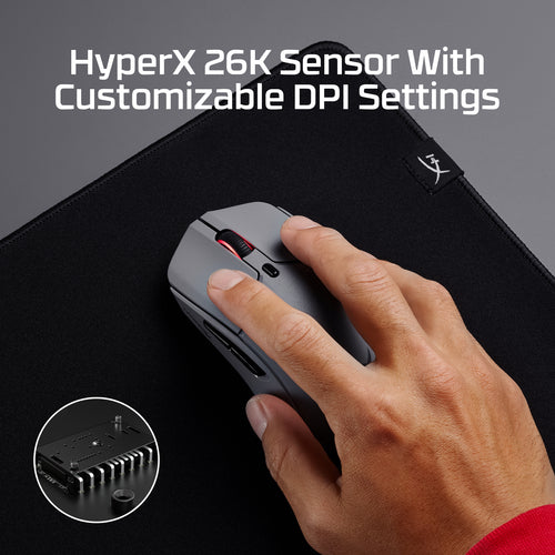 HP A1KY5AA - HYPERX PULSEFIRE HASTE 2 PRO - 4K WIRELESS GAMING MOUSE