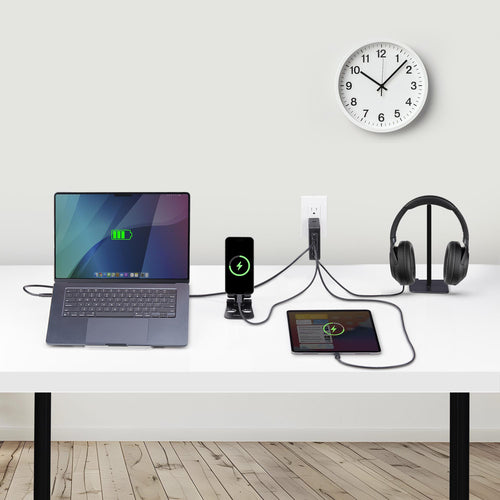 STARTECH.COM 140W USB-C WALL CHARGER, USB-C/USB-A, PD GAN POWER ADAPTER, 2 YR