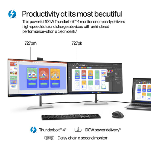 HP Series 7 Pro 727pk 27 inch 4K Thunderbolt 4 MonitorSOH ONLY