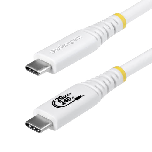 CC2M20GUSB4TPW - STARTECH.COM 2M (6.6FT) USB4 CABLE, USB-IF CERTIFIED, 20GBPS, WHITE, LTW