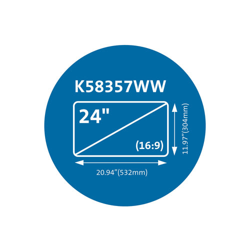 K58357WW - KENSINGTON MAGPRO MAGNETIC PRIVACY SCREEN FOR 24" (16:9) MONITOR 2Y