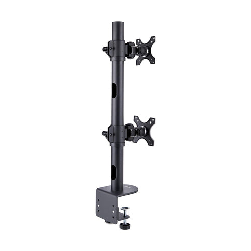 H2MPV-MONITOR-MOUNT - STARTECH.COM DESK MOUNT FOR 2X VERTICALLY STACKED MONITORS, DUAL 49"; TAA, 5 YR