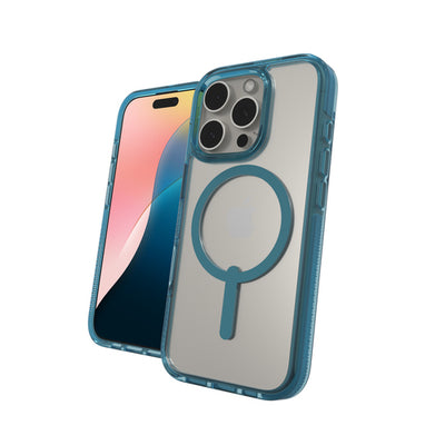 702315060 - Zagg iPhone 16 Pro Santa Cruz Snap Case - Retro Blue