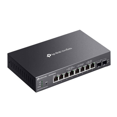 SG2210XMP-M2 - Omada SG2210XMP-M2 8-Port 2.5GE and 2-Port 10GE SFP+ Smart Switch with 8-Port PoE+
