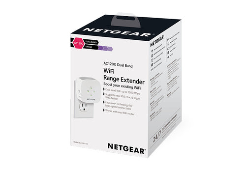 Netgear EX6110-100AUS - EX6110 A1200 WIFI RANGE EXTRENDER 2YRS