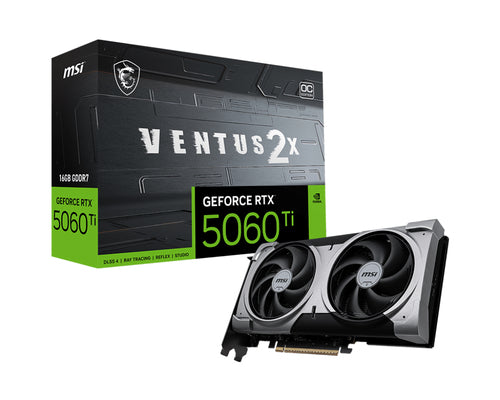 MSI GEFORCE RTX5060 TI 16G VENTUS 2X OC PLUS - RTX 5060 Ti 16G VENTUS 2X OC PLUS