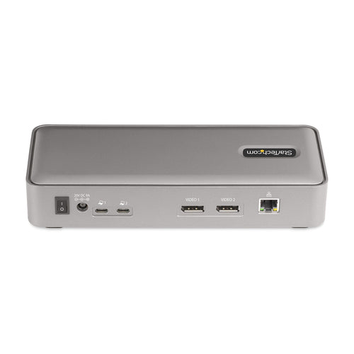 STARTECH.COM DUAL-LAPTOP USB-C KVM DOCKING STATION, DUAL 4K60HZ DP, GBE, PD 3 YR