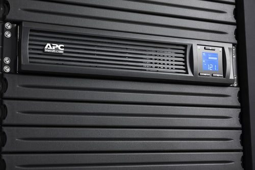 SMC1000I-2UC - APC SMART UPS (SMC), 1000VA, IEC(4), USB, SERIAL, LCD, 2U RACK, SC, 2YR WTY