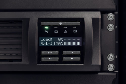 SMT1000RMI2UC - APC SMART UPS (SMT), 1000VA, IEC(4), USB, SERIAL, SMART SLOT, LCD, 2U RACK, SC, 3YR WTY
