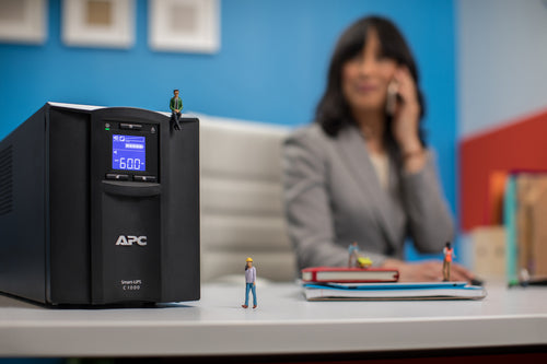 SMC1000IC - APC SMART UPS (SMC), 1000VA, IEC(8), USB, SERIAL, LCD, TOWER, SMARTCONNECT, 2YR WTY