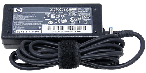 HP Power Adapter AC 65W 4.5mm Tip R/A 19VDC Output - C6 3-Pin AC Input