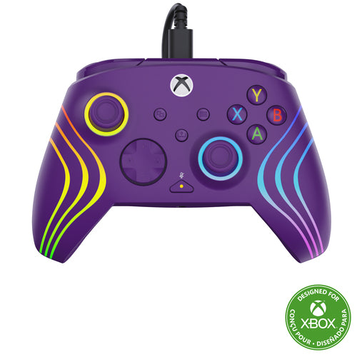 TBC-2002-45 - TURTLE BEACH AFTERGLOW WAVE WIRED CONTROLLER ? PURPLE XBX