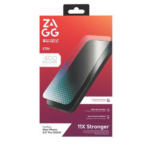 Zagg InvisibleShield iPhone 16 Pro Max Glass XTR4