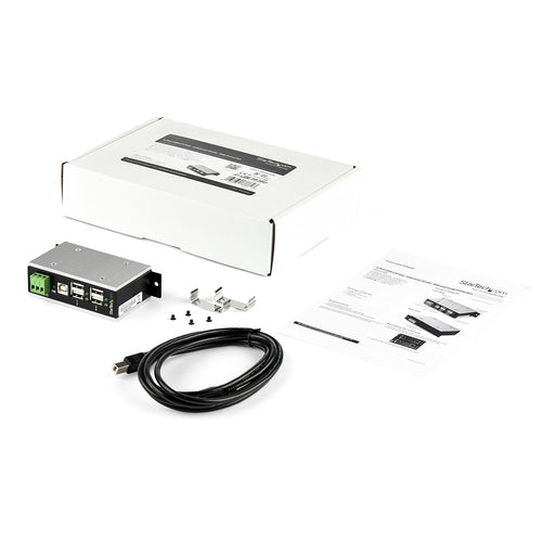 StarTech.com HB20A4AME - Hub Industrial 4Port USB 2.0