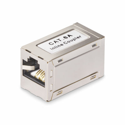 StarTech.com IN-CAT6A-COUPLER-S1 - Shielded RJ45 Coupler Cat6a Coupler F/F