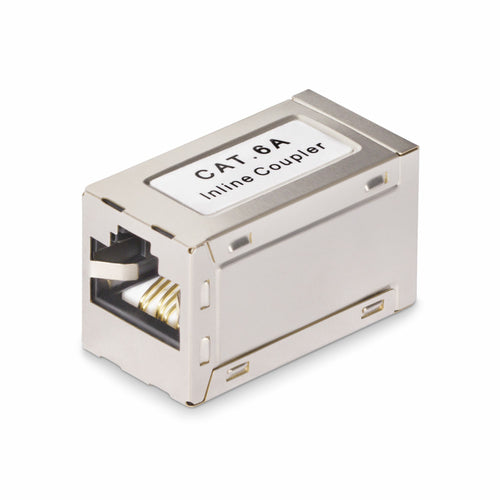 StarTech.com IN-CAT6A-COUPLER-S1 - Shielded RJ45 Coupler Cat6a Coupler F/F