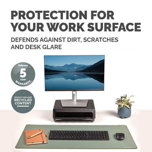 100139323 - Fellowes Breyta Desk Mat Sage