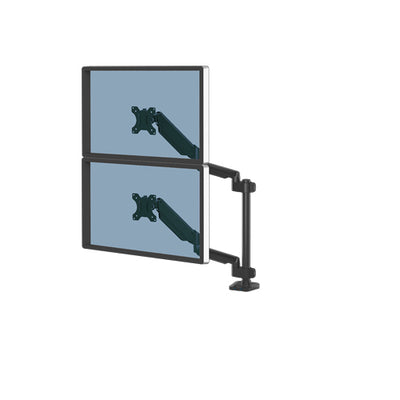 8043401 - Fellowes Monitor Arm Platinum Dual Stacking