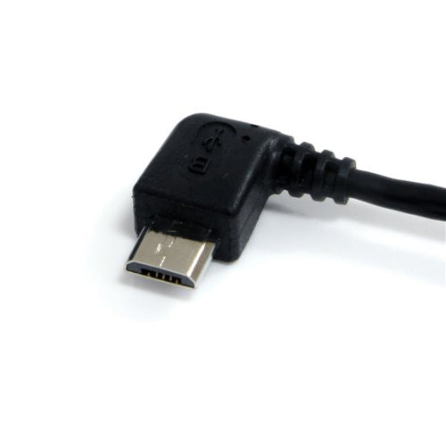 UUSBHAUB3LA - STARTECH.COM 3 FT MICRO USB CABLE - A TO LEFT ANGLE MICRO B LTW