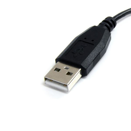 UUSBHAUB3LA - STARTECH.COM 3 FT MICRO USB CABLE - A TO LEFT ANGLE MICRO B LTW