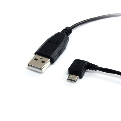 UUSBHAUB3LA - STARTECH.COM 3 FUSS MICRO USB KABEL - A ZU MICRO B LINKSGEWINKELT LTW