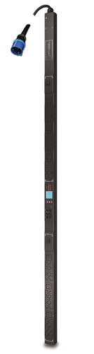 APC METERED VERTICAL PDU, 230V, 32A, 7.4KW, C13(36), C19(6), IEC-309, 2YR